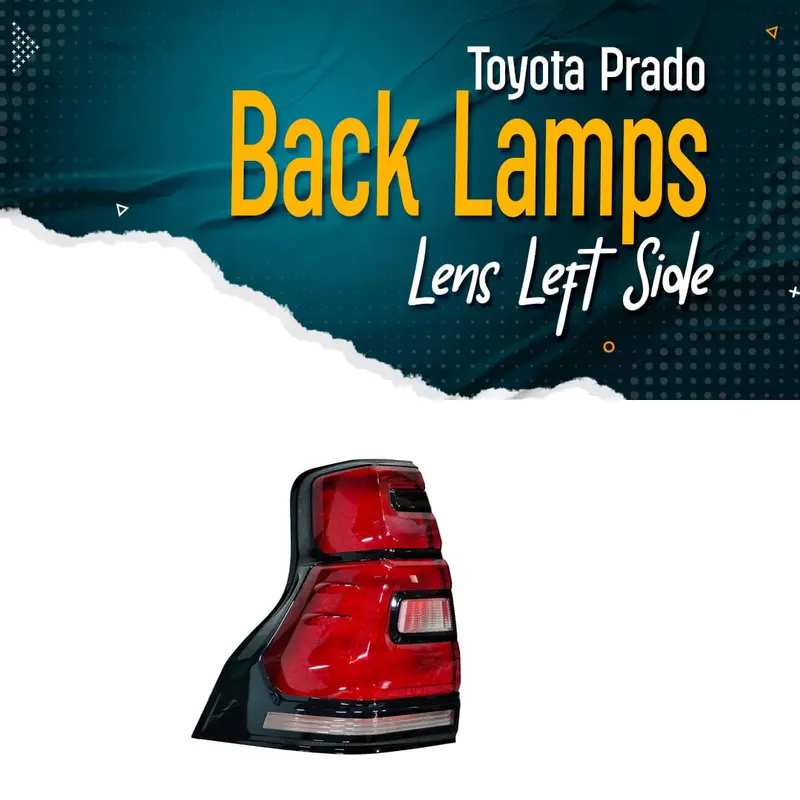 Toyota Prado Back Lamp Lens Left Side 2018 - 2022 1