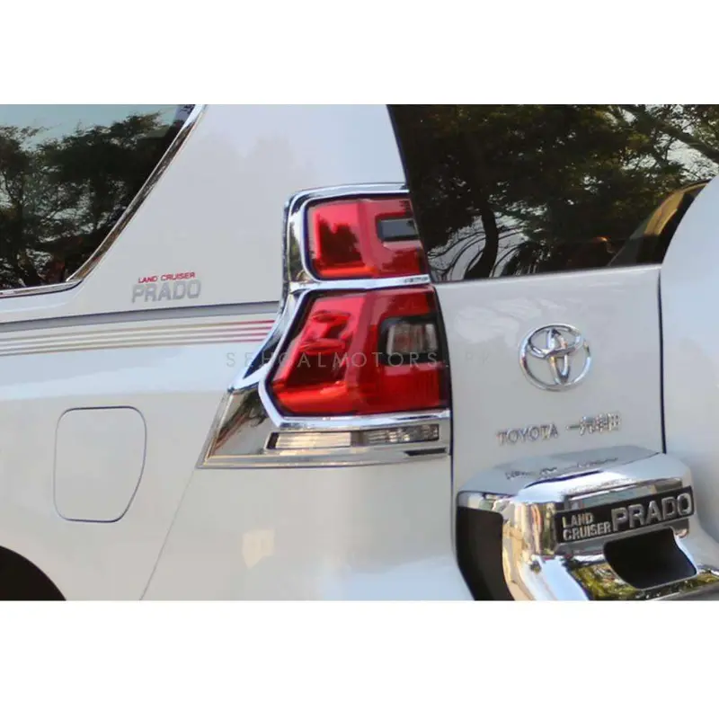 Toyota Prado Back Lights Chrome Cover 2Pc 2009 - 2021 2