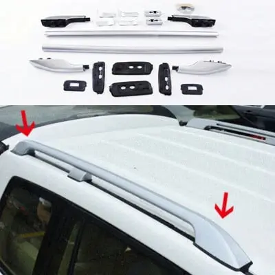Toyota Prado Complete Roof Rack - Roof Rail Silver - Model 2009-2021 2