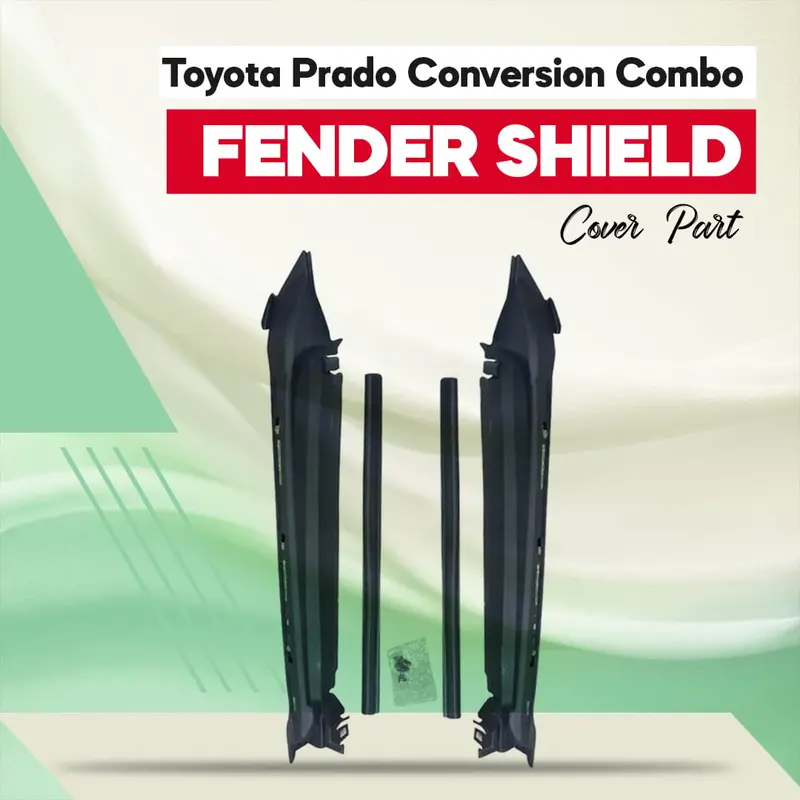 Toyota Prado Conversion Combo Fender Shield Cover Part 1