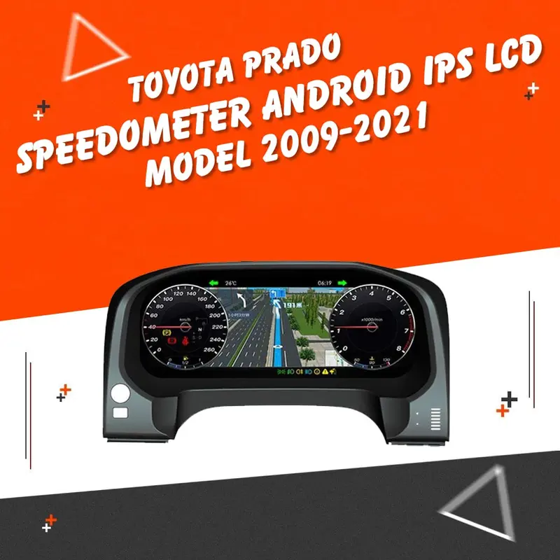 Toyota Prado Digital Speedometer Lcd 2009 - 2021 - Just Display Digital Meter For Prado. No Touch 1