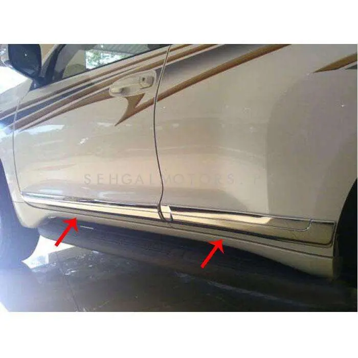 Toyota Prado Door Moulding Full Chrome 2009 - 2021 1