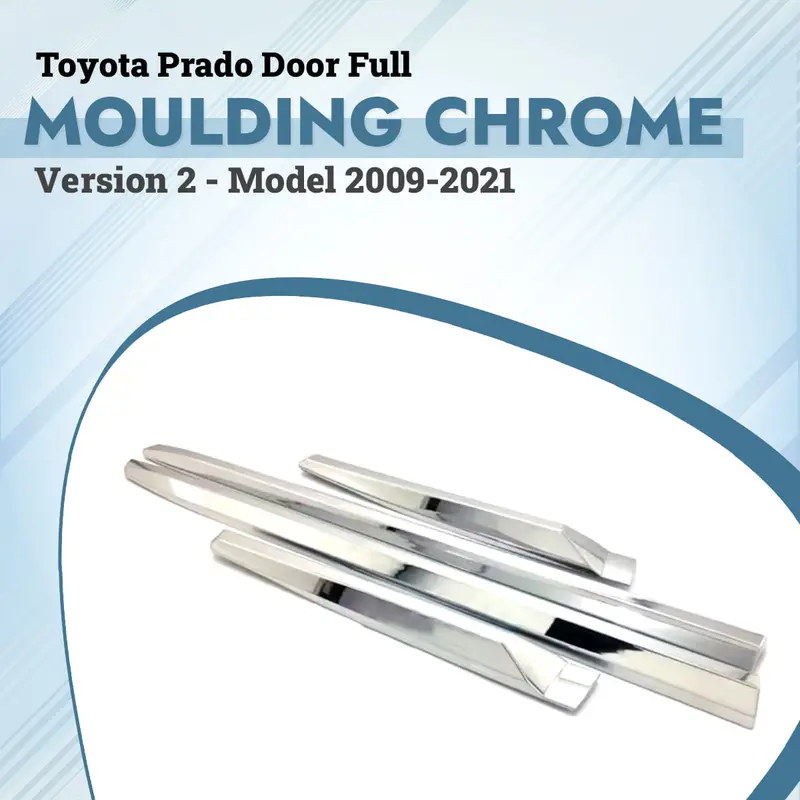 Toyota Prado Door Moulding Full Chrome Version 2 2009 - 2021 1