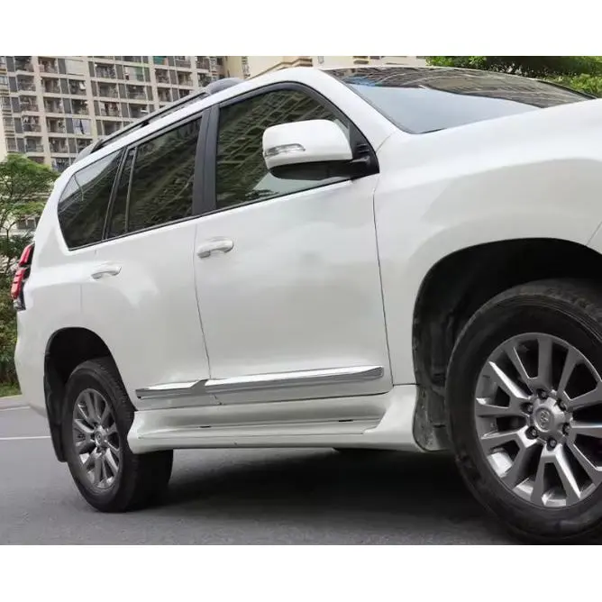 Toyota Prado Door Moulding Full Chrome Version 2 2009 - 2021 2