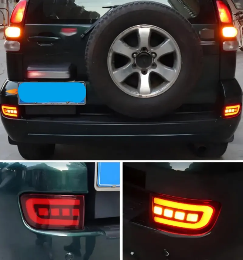Toyota Prado Fj120 Back Led Bumper Reflector Pair 1