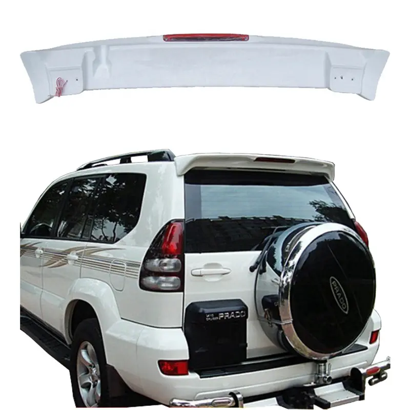 Toyota Prado Fj120 Roof Spoiler Oem Style (Abs) Model 2002-2009 1