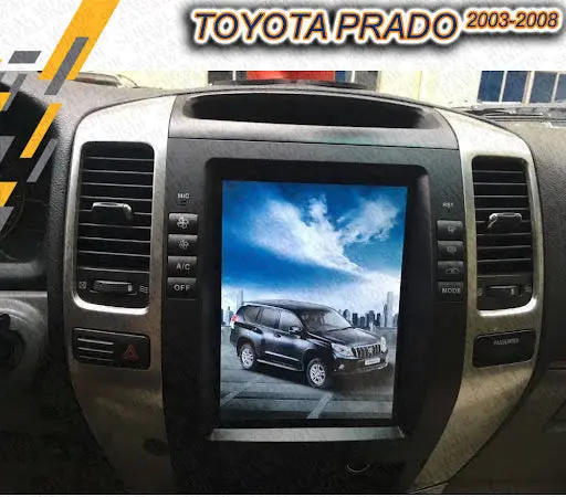 Toyota Prado Fj120 Tesla 2+32Gb 13.6 Inch Model 2002-2008 1