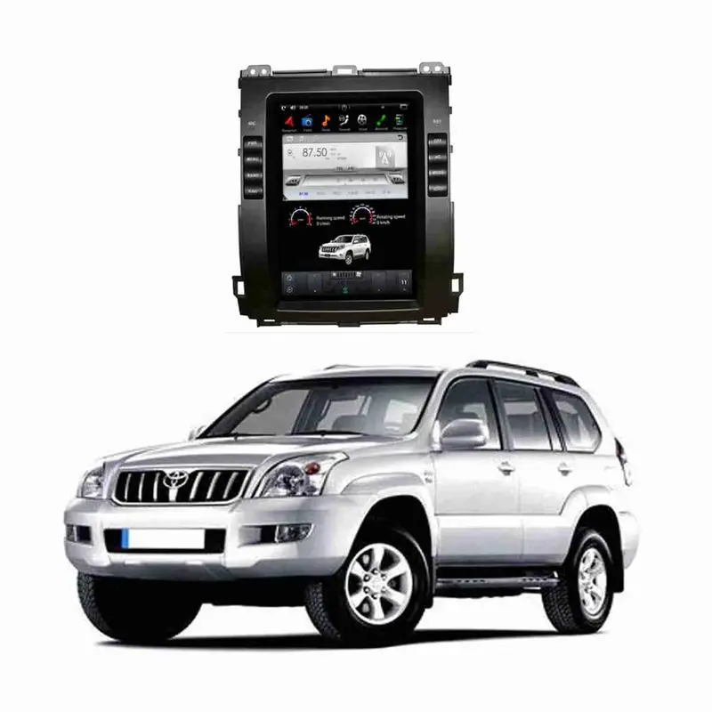 Toyota Prado Fj120 Tesla Px6 High Version 4+64Gb Model 2002-2008 1