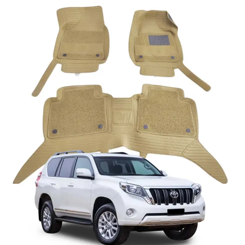 Toyota Prado Fj150 10D Floor Mat 3 Pcs (Beige) 1