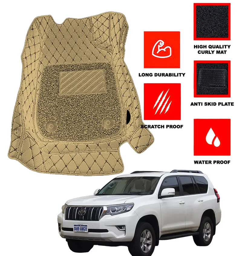 Toyota Prado Fj150 9D Floor Mat Model 2009-2021 2