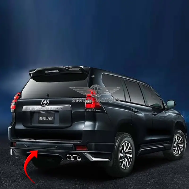 Toyota Prado Fj150 Back Body Kit Dual Exhaust (Black) 2017-2024 1