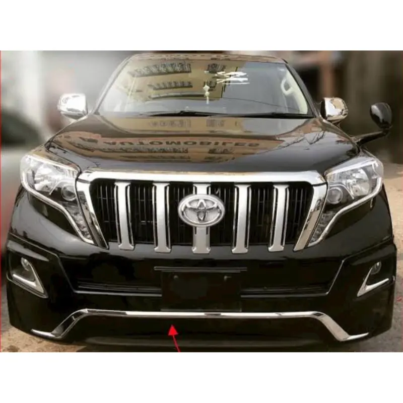 Toyota Prado Fj150 Front Body Kit / Lip Middle East (Black) 2008-2016 Taiwan 1