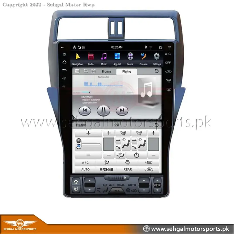 Toyota Prado Fj150 Tesla Px6 15.5 Inch 4+64Gb Model 2018-2022 1