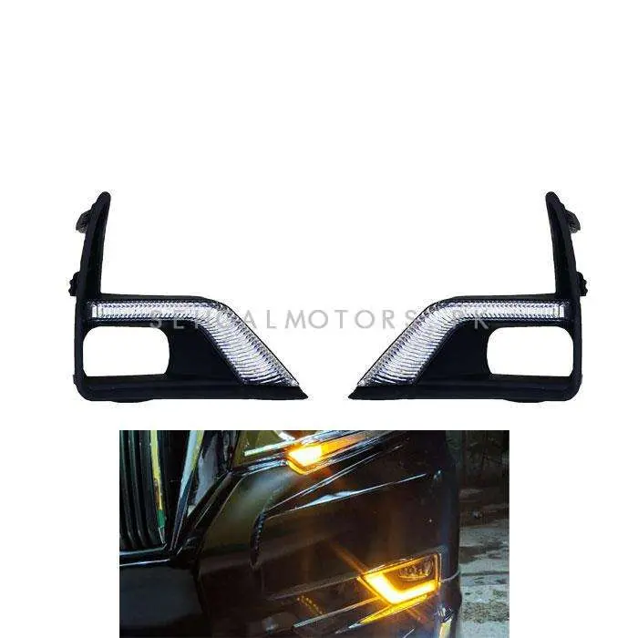 Toyota Prado Fog Lamps Lights Drl Cover 2009 - 2024 2
