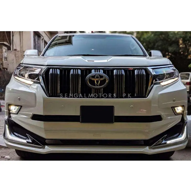Toyota Prado Front Body Kit Modellista White 1 Pc 2018 - 2022 - Fj150 Front Bodykit 1