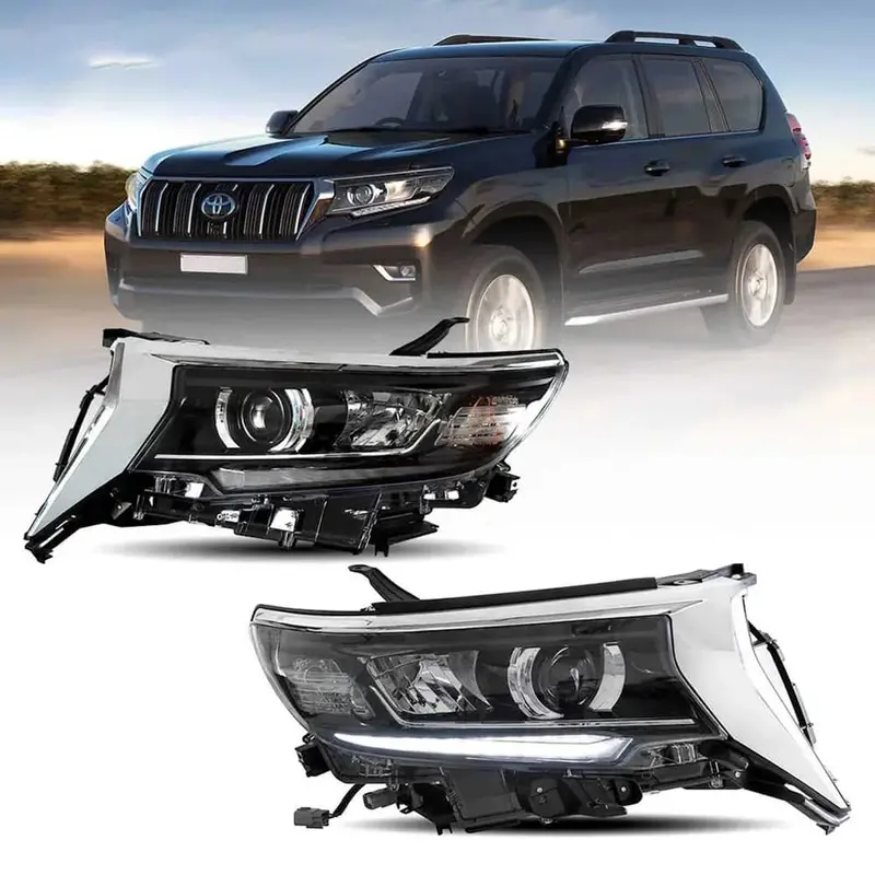 Toyota Prado Head Lamps Light Drl Strip Replacement 2009 - 2024 - Each Left Side 2