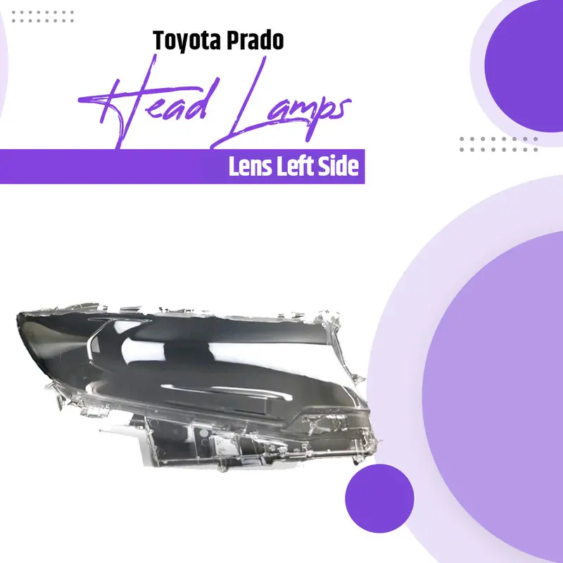 Toyota Prado Headlamp Lens Cover Left Side 2018 - 2022 1