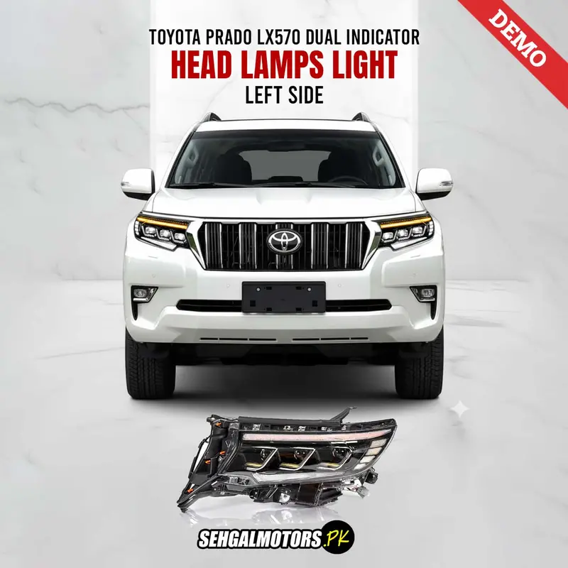 Toyota Prado Lx570 Dual Indicator Head Lamps Light Left Side 2009 - 2024 1
