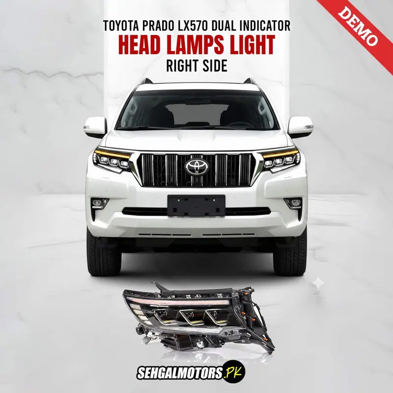 Toyota Prado Lx570 Dual Indicator Head Lamps Light Right Side 2009 - 2024 1