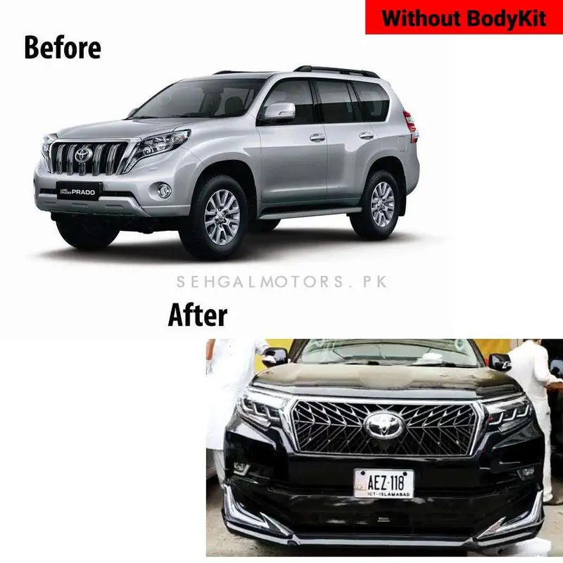 Toyota Prado Lx570 Single Drl Face Uplift Conversion Upgrade - To 2021 Without Body Kit 1