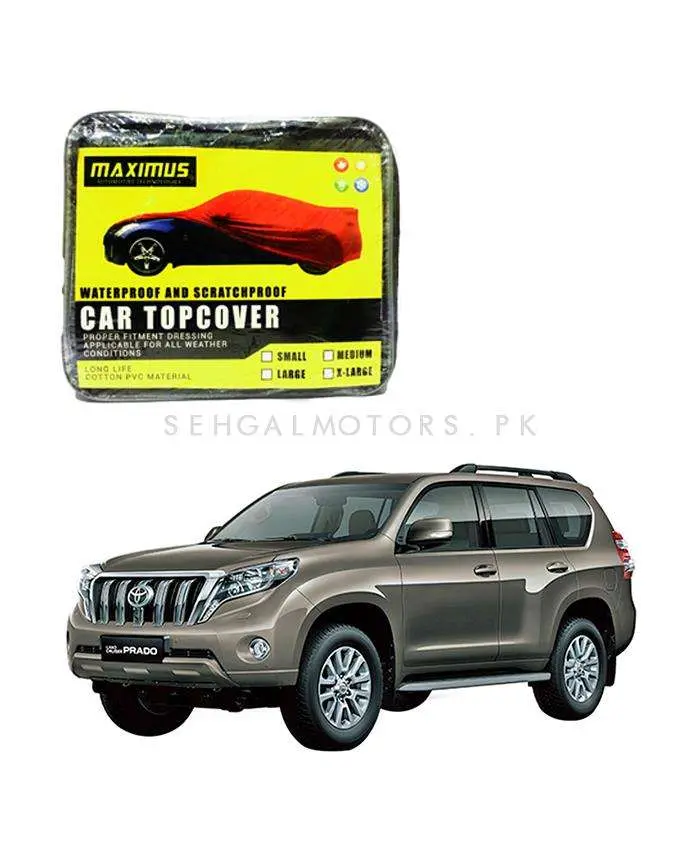 Toyota Prado Maximus Non Woven Top Cover 2009 - 2024 - - Scratchproof And Waterproof - Without Belt 1