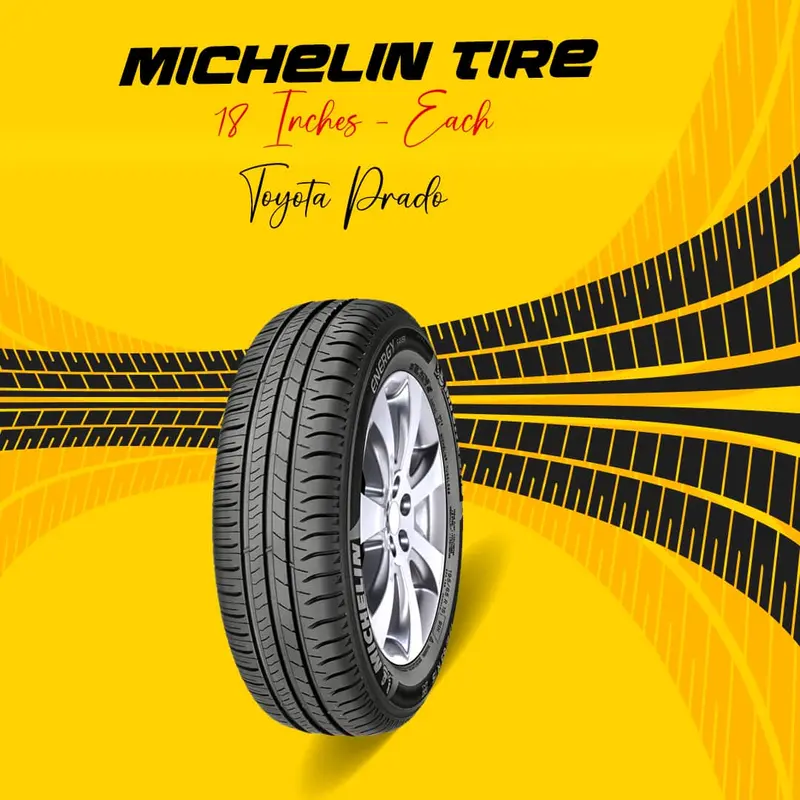 Toyota Prado Michelin Tire / Tyre 18 Inches - Each 1