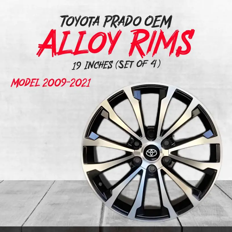 Toyota Prado Oem Alloy Rim 19 Inches (Set Of 4) 2009 - 2021 1