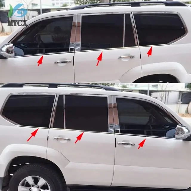 Toyota Prado Weather Strip Chrome 1