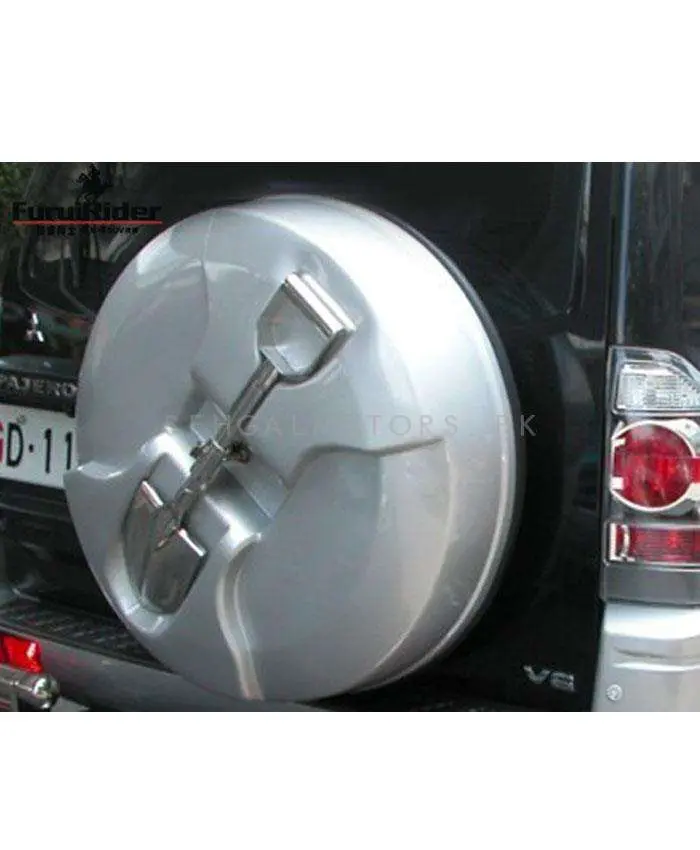 Toyota Prado With Shovel Spare Tire Tyre Cover Multi Color 2002 - 2009 - Universal Fitting | Hard Material 2