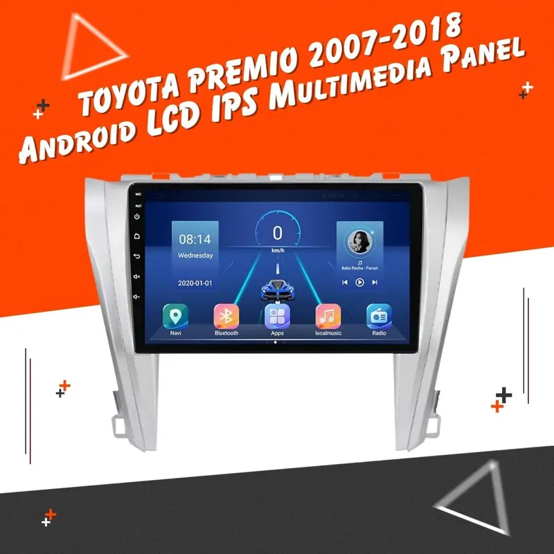 Toyota Premio Android Lcd Silver 10 Inches 2007 - 2018 1