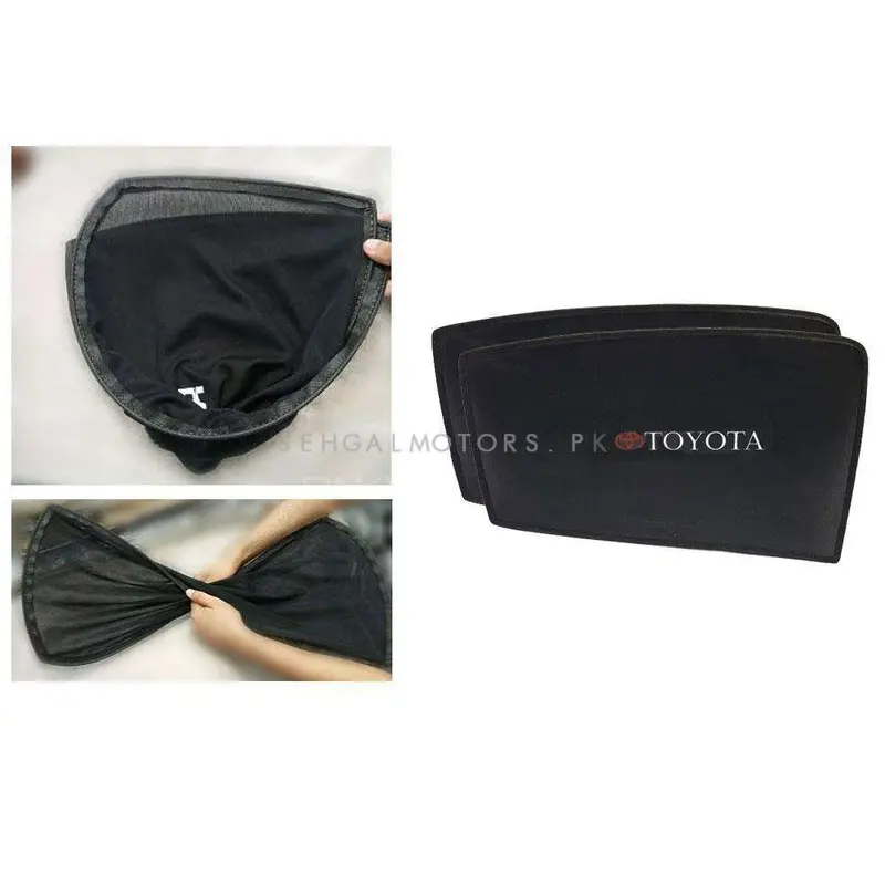 Toyota Premio Foldable & Flexible Sunshade With Logo 2001 - 2007 - Side Sun Shade 1