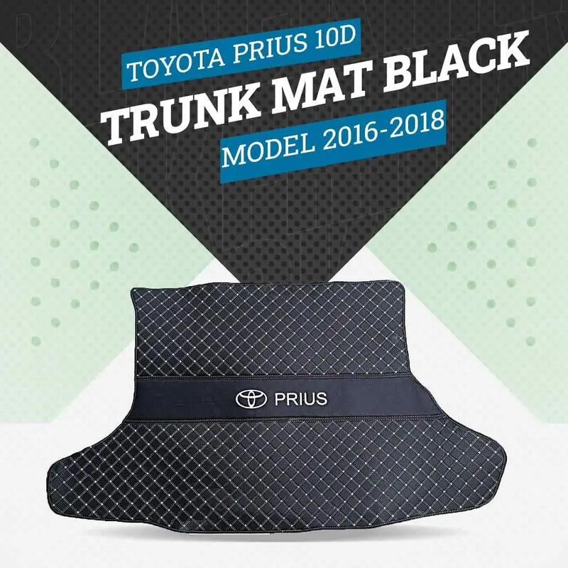 Toyota Prius 10D Trunk Mat Black 2016 - 2018 1