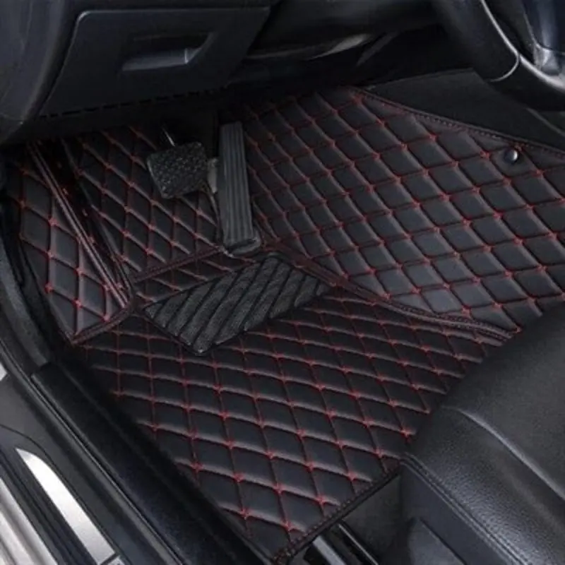 Toyota Prius Alpha 7D Eco Floor Mat Black (With Multi Color Stitch) Model 2016 2