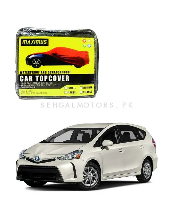 Toyota Prius Alpha Maximus Non Woven Top Cover - - Scratchproof And Waterproof - Without Belt 1