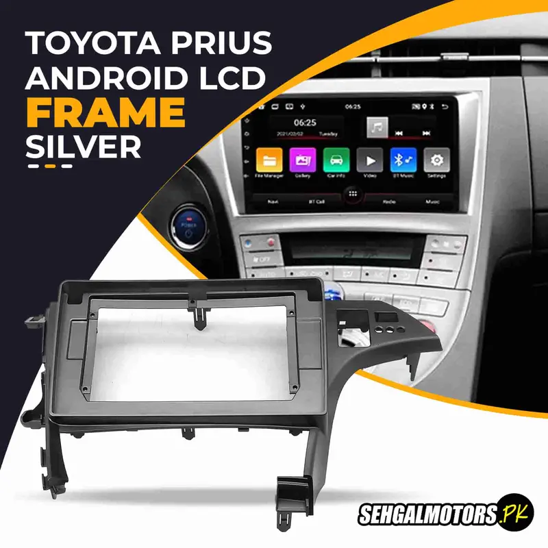Toyota Prius Android Lcd 1.8 Frame With Grip Grey Color 2009 - 2018 1