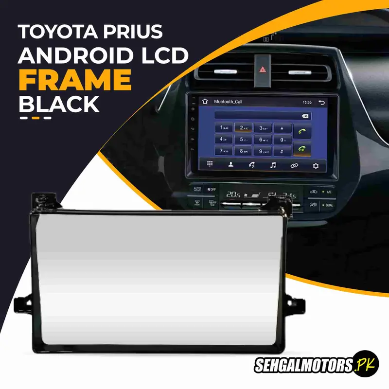 Toyota Prius Android Lcd Frame With Grip Black 9 Inches 2009 - 2018 1