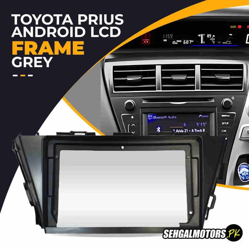 Toyota Prius Android Lcd Frame With Grip Grey 9 Inches 2009 - 2018 1