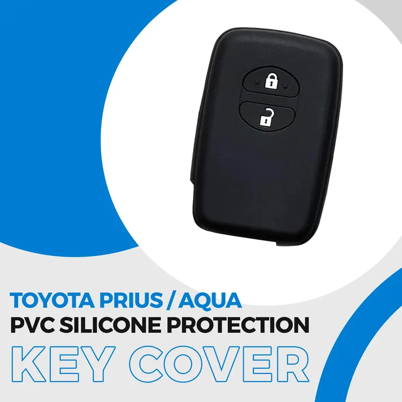 Toyota Prius / Aqua Pvc Silicone Protection Key Cover 2 Button 1