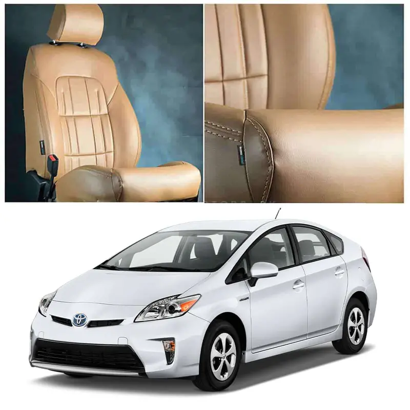 Toyota Prius Audi Style Brown Brown Seat Covers 2009 - 2015 1