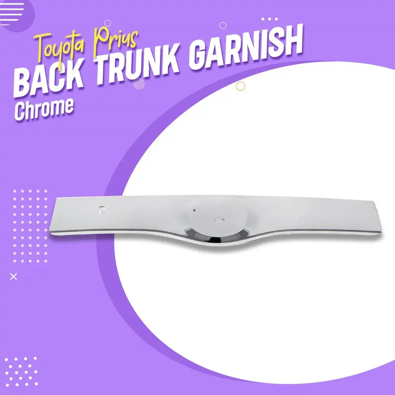 Toyota Prius Back Trunk Garnish Chrome 2016 - 2021 1