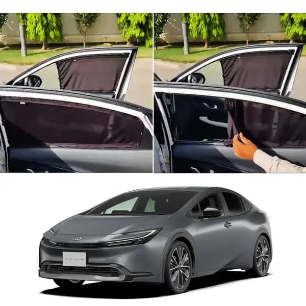 Toyota Prius Custom Fit Retractable Curtains 2023-2025 2023 - 2025 1