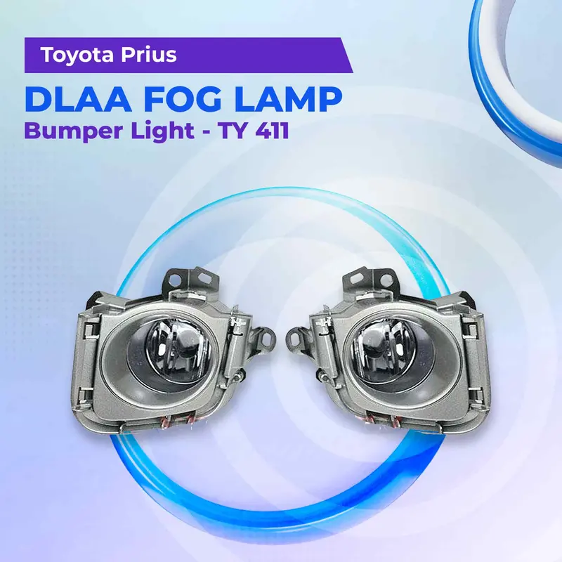 Toyota Prius Dlaa Fog Lamps Bumper Light Without Chrome 2009 - 2015 1