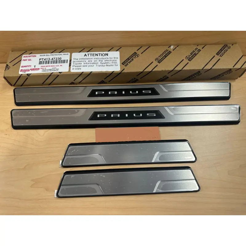Toyota Prius Door Sill Plate Chrome With Led Model 2012 - 2018 1