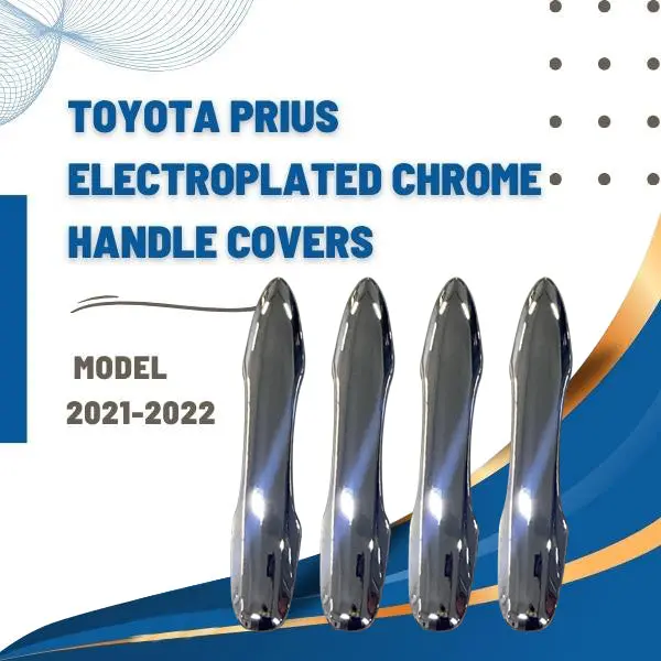 Toyota Prius Electroplated Chrome Handle Covers - Model 2021-2022 1