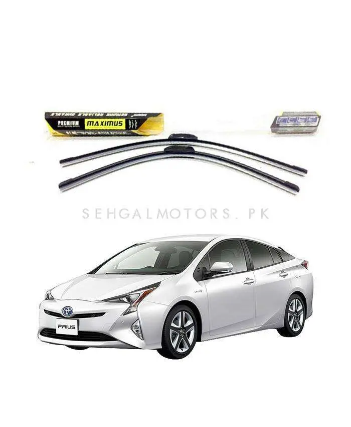 Toyota Prius Maximus Premium Silicone Wiper Blades 2016 - 2019 1