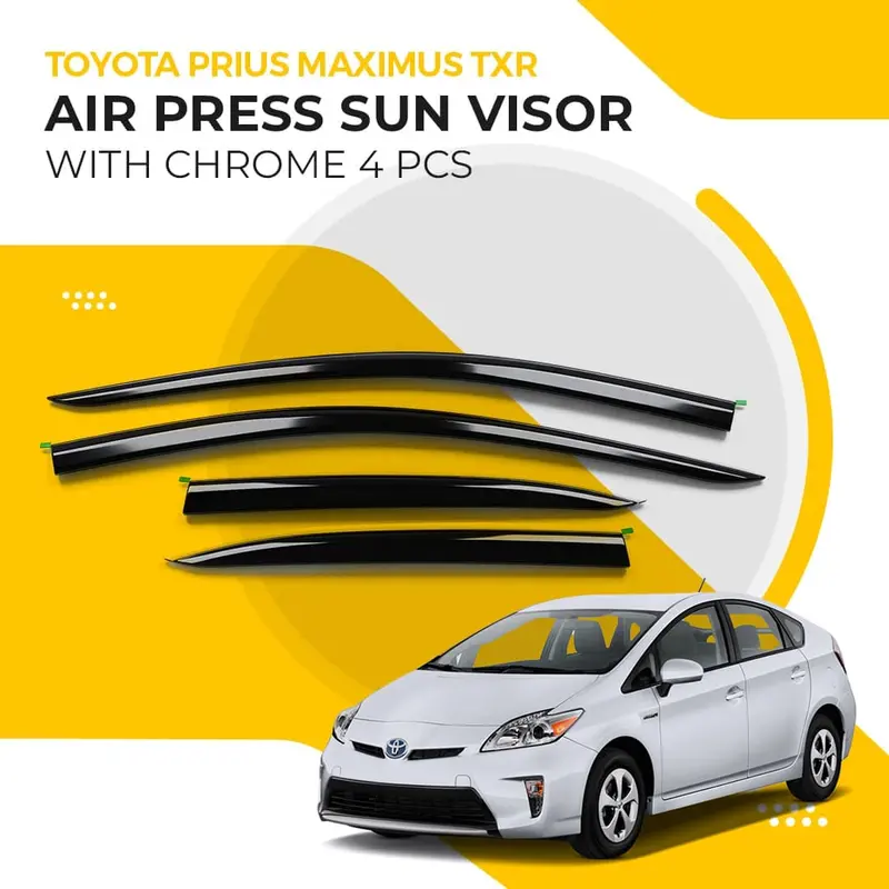 Toyota Prius Maximus Txr Air Press Sun Visor With Chrome 2009 - 2015 1