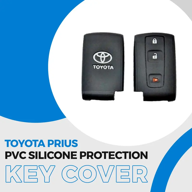 Toyota Prius Pvc Silicone Protection Key Cover 2016 - 2018 - Full Cover Remote Case Keyless Protector Jacket | Silicone Key Case 1