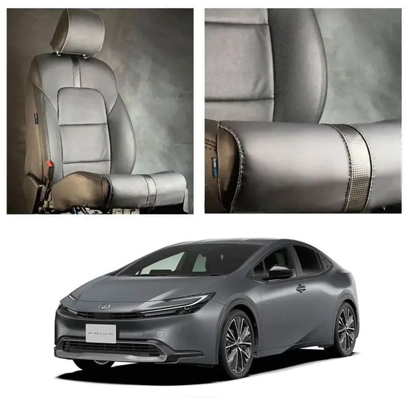 Toyota Prius Type R Black Black Seat Covers 2025 - 2026 1