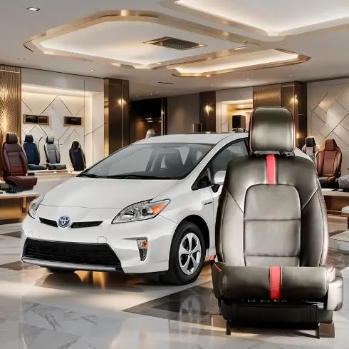 Toyota Prius Type R Black Red Seat Covers 2009 - 2015 2