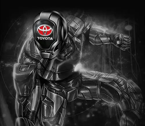 Toyota Push Start Button With Logo Black With Multi 2
